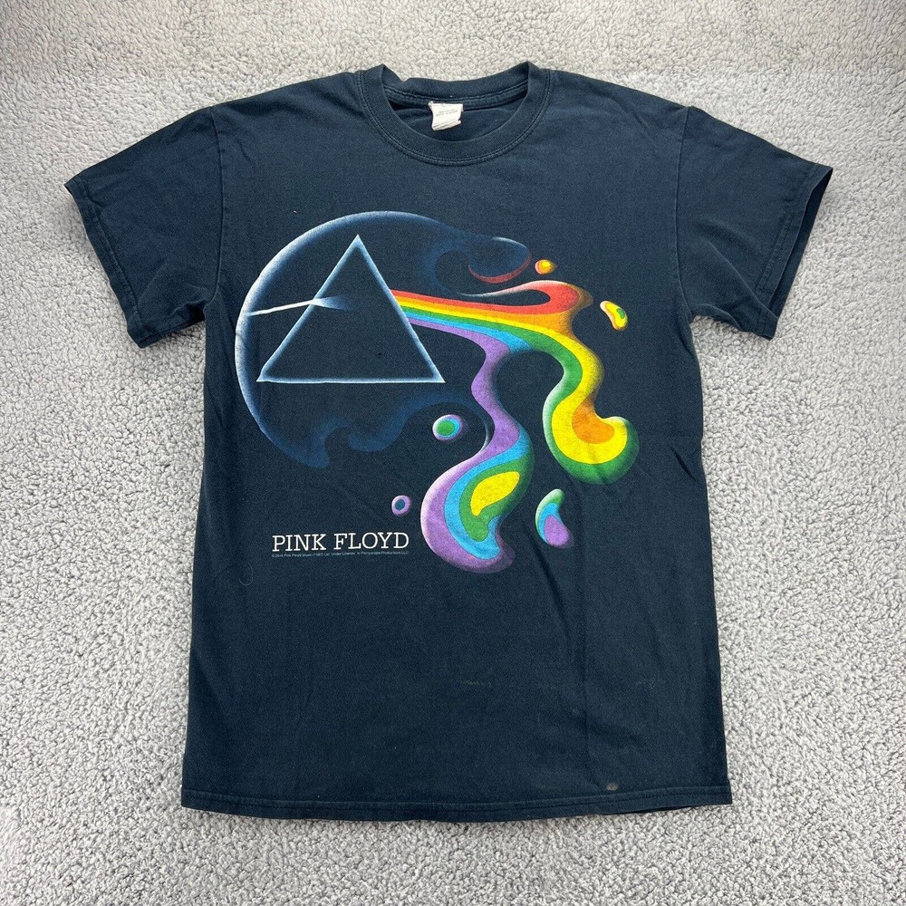 Pink Floyd T Shirt Mens Small Black 2014 Dark Side Of The Moon Album